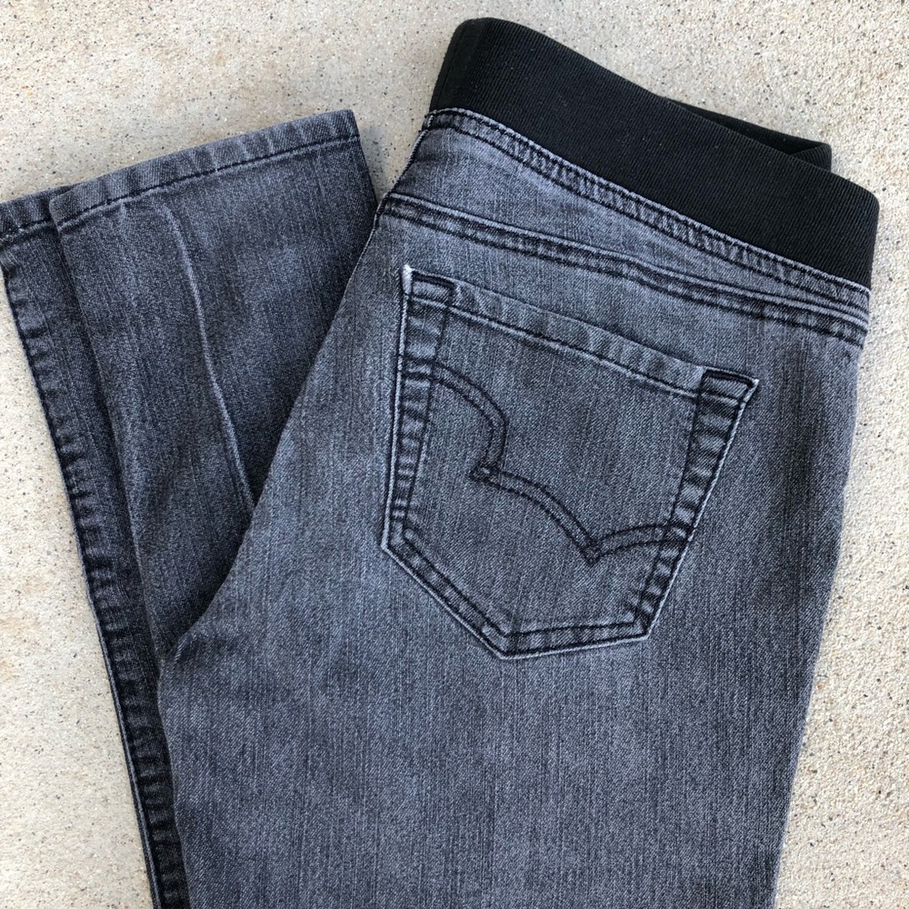 Faded Big Star Skinny Jeans W/ Stretch Waistband